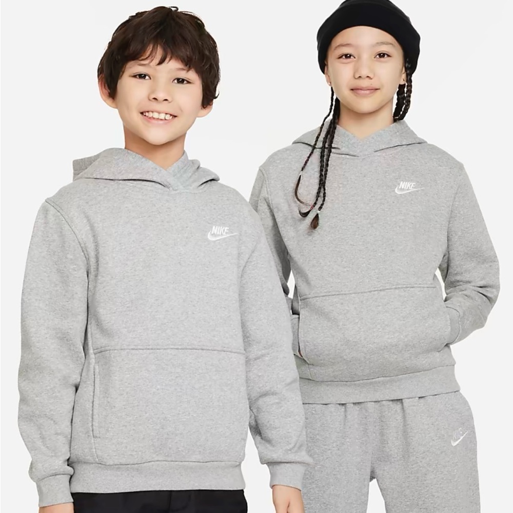 Nike Sportswear Club Fleece Big Kids Pullover Hoodie Size XL